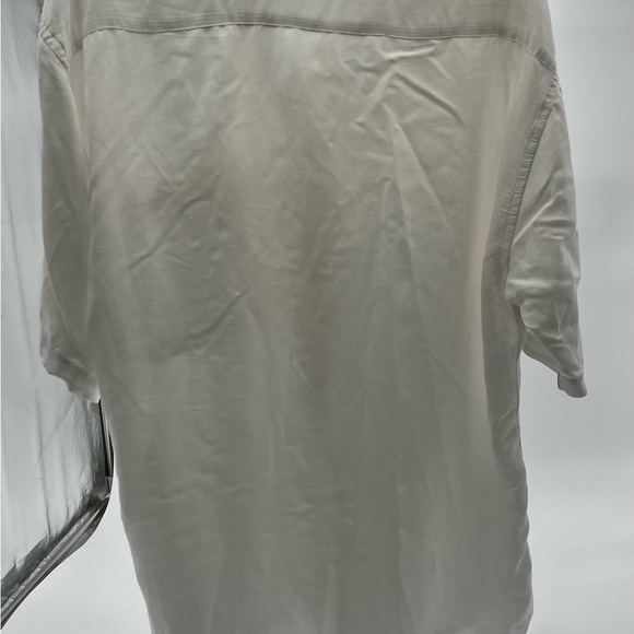 Mario Ferrari Men White Short Sleeve Button Down Shirt L - Picture 2 of 4